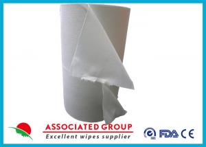 China Spunlace Nonwoven Disposable Dry Washcloths 100 % Cotton No Pilling / Fuzzing on sale
