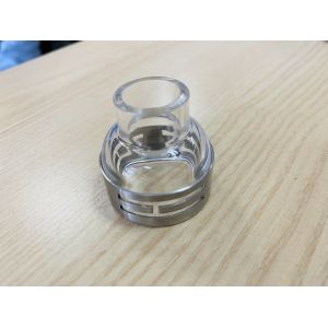 Steel Ring Quartz Nozzle for Improved Gas Coverage in TIG Welding Applications