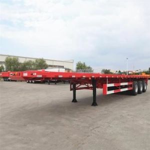 Heavy-Duty Fatbed Semi Trailer For Stable And Efficient Transportation Of