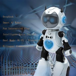 Gesture Control Ad-Free Experience AI Robot STEM Voice Control Portable