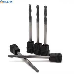 Customized Carbide Shank Diameter End Mills With Variable Helix Angles