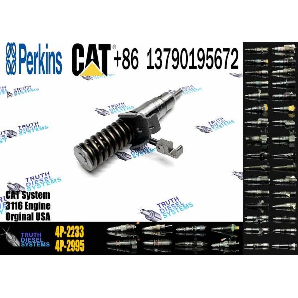 Diesel Fuel Injector 127-8222 7E-7607 0R-8461 4P-2233 for CAT 3114 3116 Excavator Spare Parts 1278222 7E7607 0R8461 4P2233