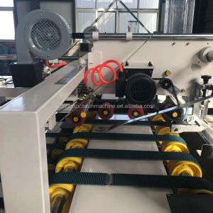 Plastic Packaging Material Cardboard Box Gluing Machine for Customer Requirement