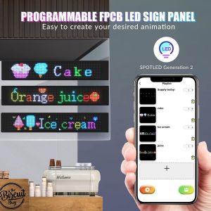 Portable Pixel RGB LED Matrix Panel Digital Message Screen for Flexible