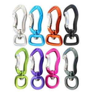 Heavy Duty Swivel Carabiner Keychain Hanging Connect Hook