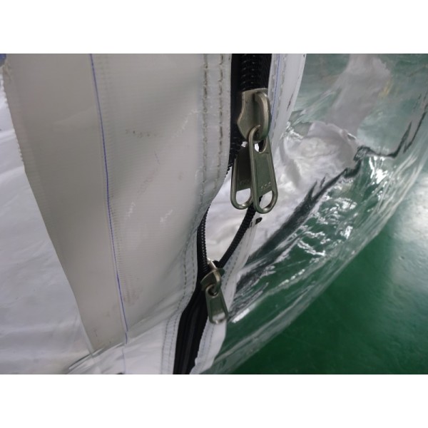 China Factory Cheap Inflatable Double Long Tunnel Clear Dome Tent Bubble Transparent House for Party Advertising