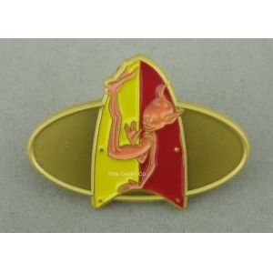 Classic Embossed Soft Enamel Recognition Pins With Gold Plating