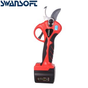 SWANSOFT Electric Pruning Shears With Finger Protection Progressive Cutting