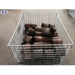 Wholesale Galvanized Wire Mesh Pallet Containers High Strength With Long Service Life from china suppliers