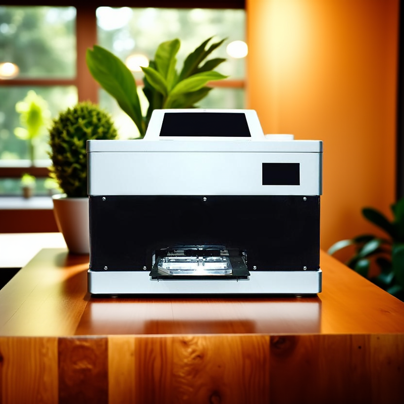 Desktop UV Printer for Business Card Printing with Mobile QR Code Upload and UV