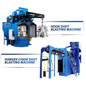 Hook Type Shot Blasting Machine For Machinery Foundry Forging Steel Industry