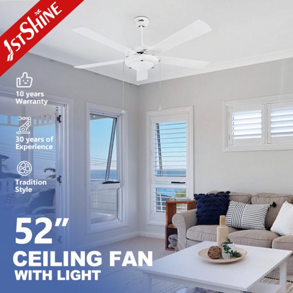 10-Year Motor 1stshine Bedroom Ceiling Fan with Remote Control and AC Motor NO