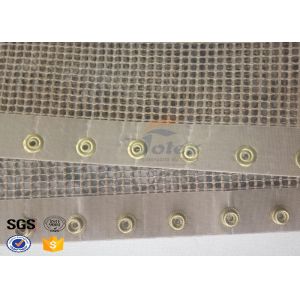 Heat Resistant Ptfe Coated Glass Fabric Satin Weave FDA Certificated