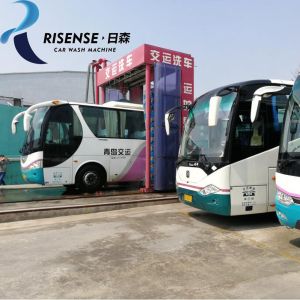 Credible Bus Wash Machine With Fully Automatic Functionality 24000mm Track Siz