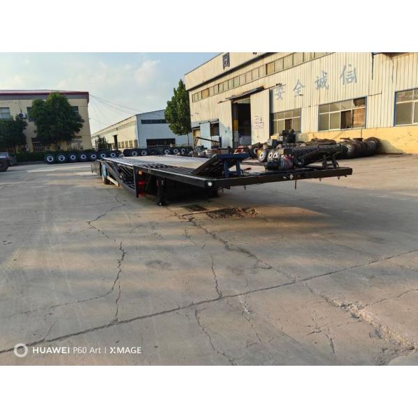 Single Axle Car Trailer, Vehicle Transport/ Carrier Semi Trailer for Auto Transportation