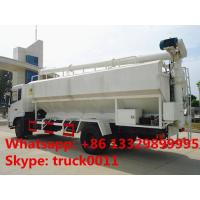 China dongfeng Cummins190 20cbm Euro 3 bulk feed truck for sale, poultry and livestocks farm-oriented feed transported truck for sale