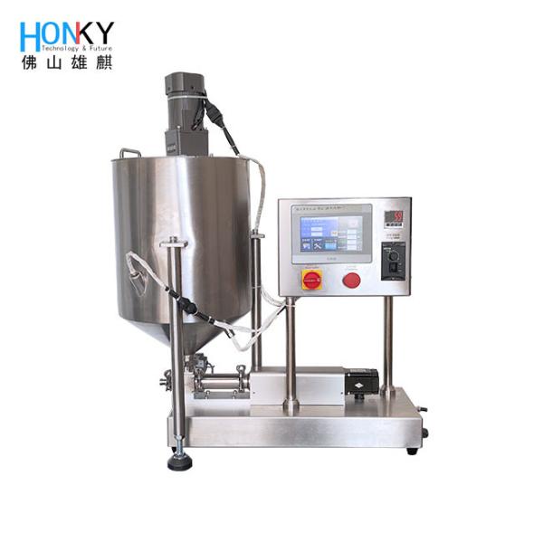 Desktop Massage Cream Paste Syringe Filling Machine With Servo Ceramic Piston