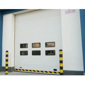 Fire Station Industrial Sectional Doors with Automatic Formed Design and Powder