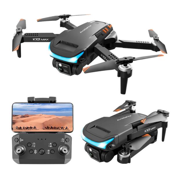 Beginner Operator Skill Level K101 Max Drone 4k Camera and GGPS Mini Toy Drone