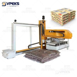 VPEKS Top Case Palletizer - Layer Palletizing System With ABB Robot Arm