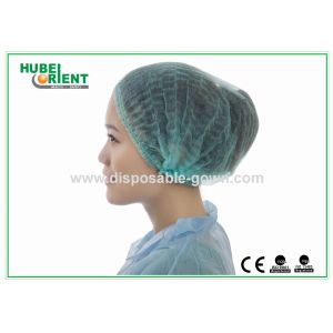 Disposable Medical 25gsm Non Woven Mob Cap With Double Elastic