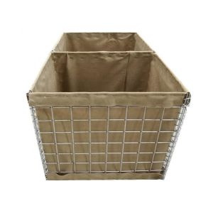 SIZE Customized Hesco Blast Wall / Hesco Mil1-Mil10 For Flood Fence