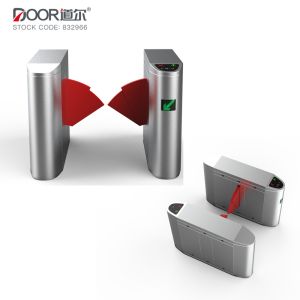 900mm Passing Width Security Access Control Speed Gate Automatic Flap Barrier