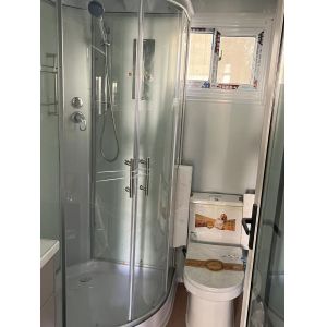 Aluminium Sliding Windows Expandable Container House with Led Natural Light