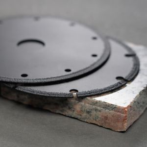 350mm Laser Welding Diamond Saw Blade for Marble Ceramic Ti-Coated Edge Height 0