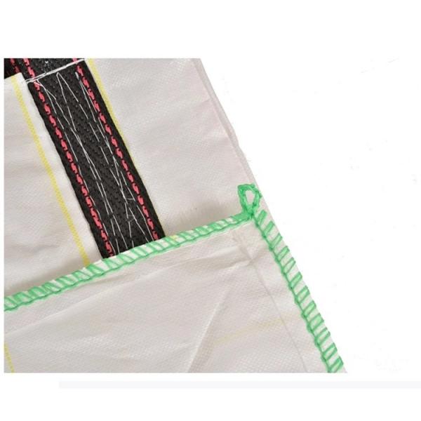 Quality 200gsm PP Woven PP Jumbo Bags 1500KGS With Skirt Top for Sand/Bean packaging for sale