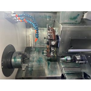 High Precision And High Rigidity CNC Power Turret Lathe Machine With Y Axis And