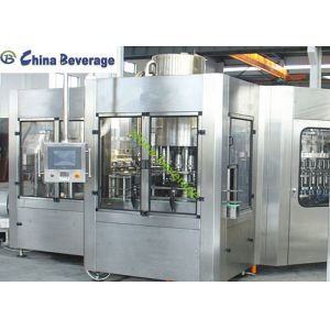 Rinsing Capping Drinking Water Filling Machine Plastic Bottle High Efficiency