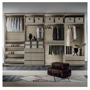 Custom Bedroom MDF Wardrobe Closet for Modern Open Wardrobes Room Combination
