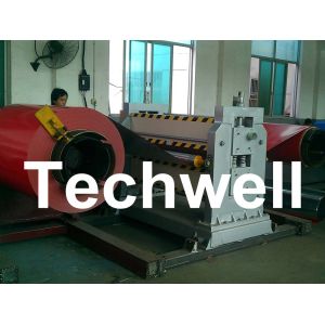 1.0mm Color Steel Metal Rolling Embossing Press Machine With Uncoiler And