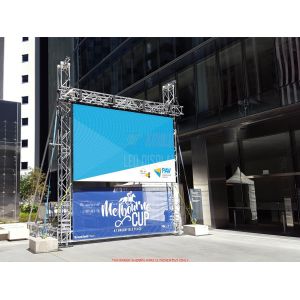 P4mm SMD1921 Outdoor LED Video Wall High Brightness High-Definition LED Screen