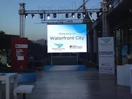 Event production 3.9mm Rgb Outdoor Rental LED Screen / Exterior LED Screen For