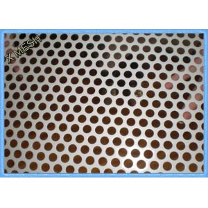 Anodizing Hexagonal Perforated Aluminum Sheet / Screen 1.5mm Thickness