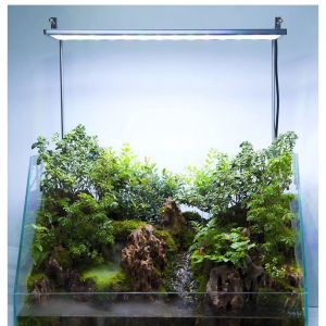 Luxury RGB Bead Fish Tank Bracket Aquarium Lamp LED Display With Controller