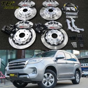 China Front 6 Piston And Rear 4 Piston Caliper With E-brake Caliper BBK Auto Brake System For HAVAL H9 18 Inch Rim on sale