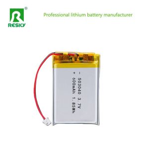 Lithium Polymer Battery Cell 503040 600mAh 3.7V 7.4V 2.22wh For Portable Beauty