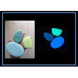 Luminescent Stones Glowing In The Darkness