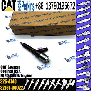 China Common Rail Fuel Injector 32F61-00022 10R-7676 326-4740 for excavator CAT C4.2 on sale