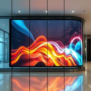 Flexible Glass Curtain Wall LED Film Screen High Transparency 85% Lightweight