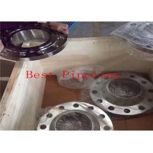 Durable Carbon Steel Forged Flanges Blindflansch ANSI B 16.5 RF 4541 3/4" - 150