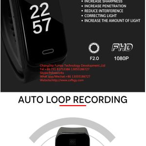 2020 Wholesales The New High Quality Smart Video Wristband Mini Spy Watch Camera