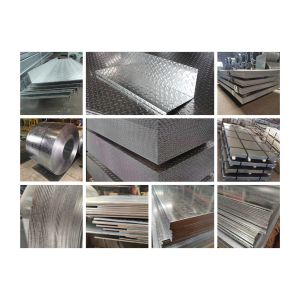 Customized 40g/m2 Zinc Layer Galvanized Pattern Steel Plate with and 13.75mm