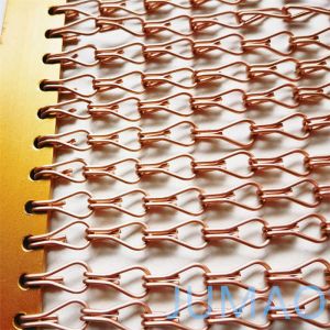 Brass Aluminum Metal Chain Link Curtains Fly Screen 10x22