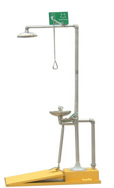 Automatic emptying device Antifreeze Compound Eyewash & shower 304 stainless