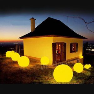 Wholesale PE Plastic Glow Ball Light 16 Colors Changing Rechargeable Remote Control from china suppliers