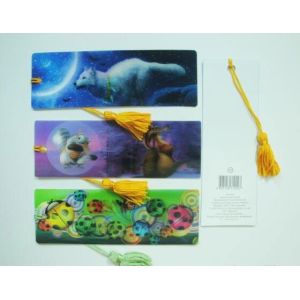 PLASTIC LENTICULAR Wholesale Plastic Printing Lenticular PET 3d bookmarks made